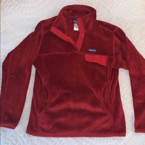 Patagonia - Red Fleece Pullover
